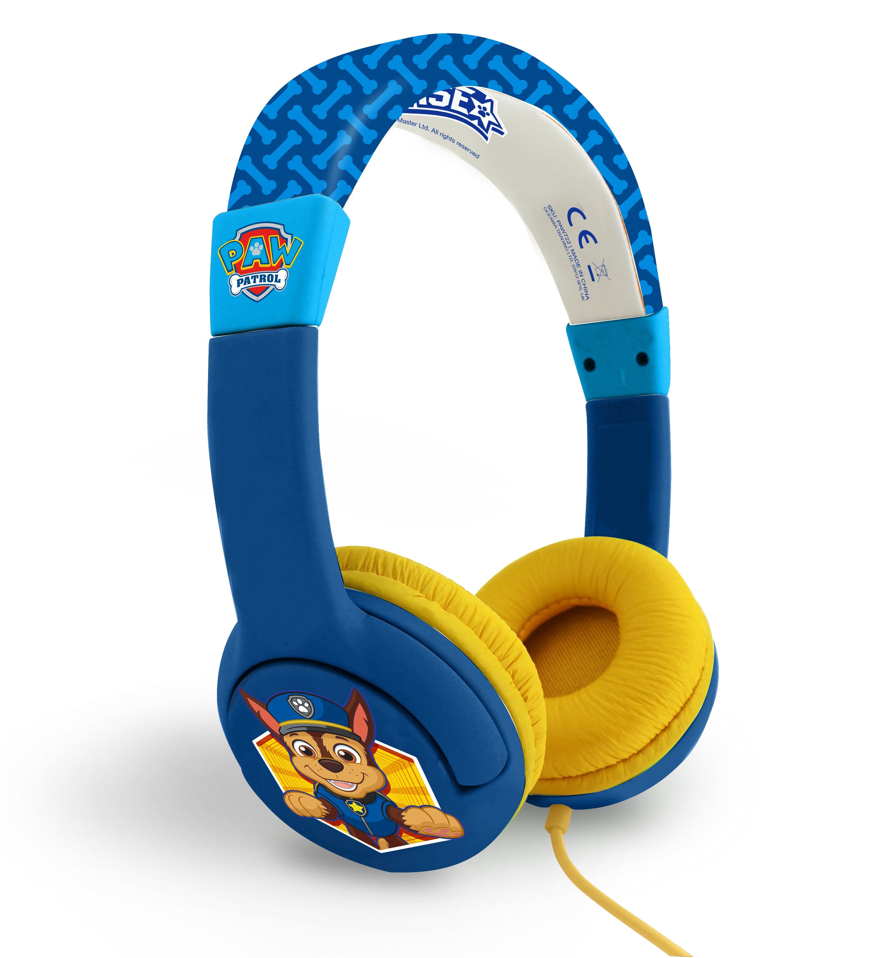 PAW Patrol : La Pat' Patrouille - Casque audio Chase pour enfants - flash vidéo