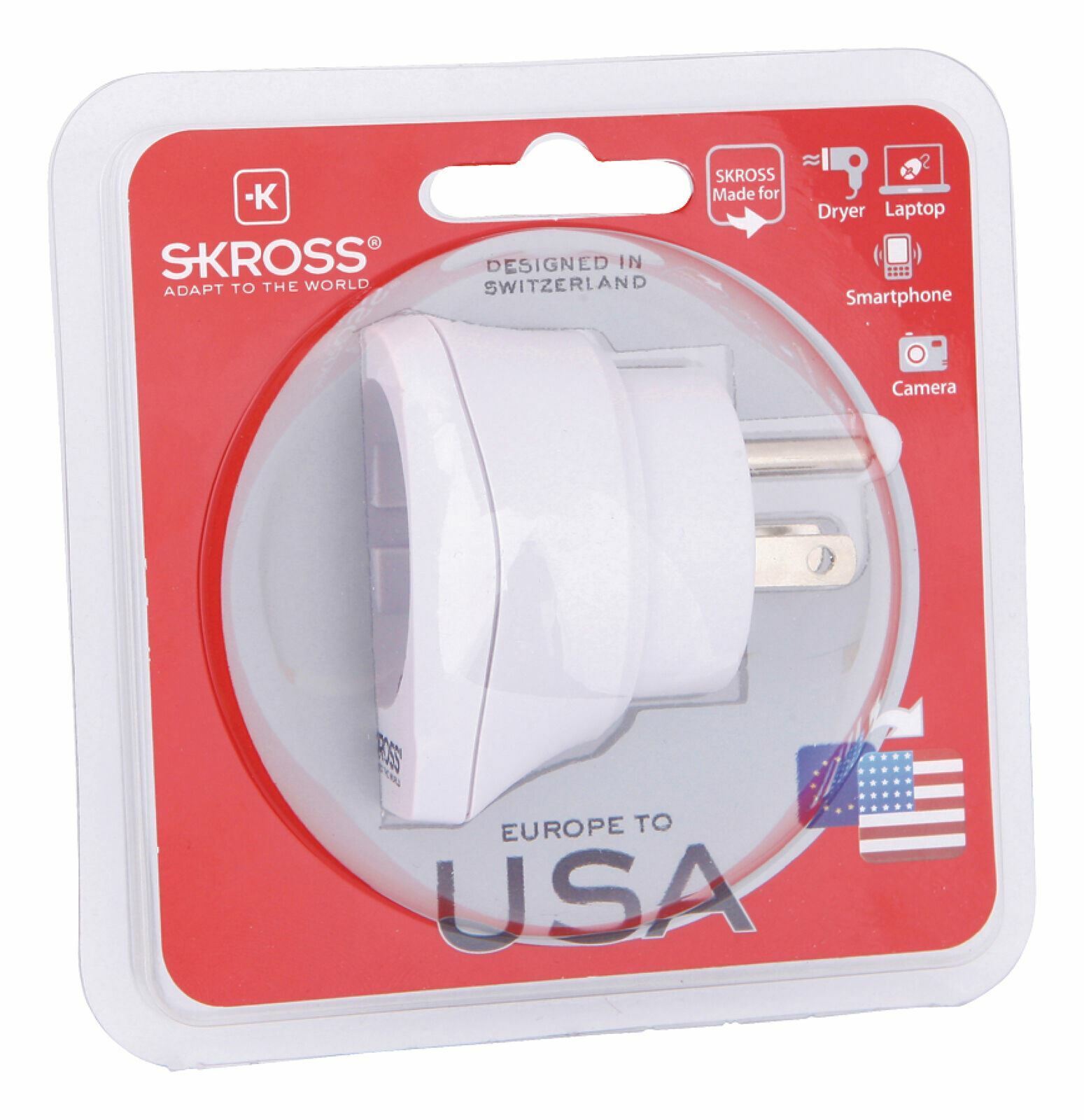 Skross Country Travel Adapter Europe to USA - flash vidéo