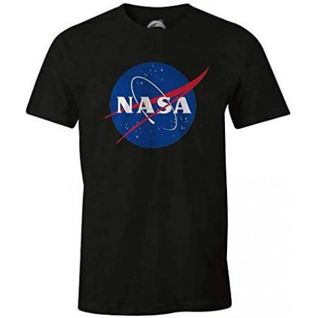 NASA Logo Black T-Shirt L - flash vidéo