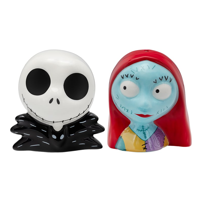 Disney - L'Étrange Noël de monsieur Jack - Salière et poivrière en céramique Jack et Sally - flash vidéo