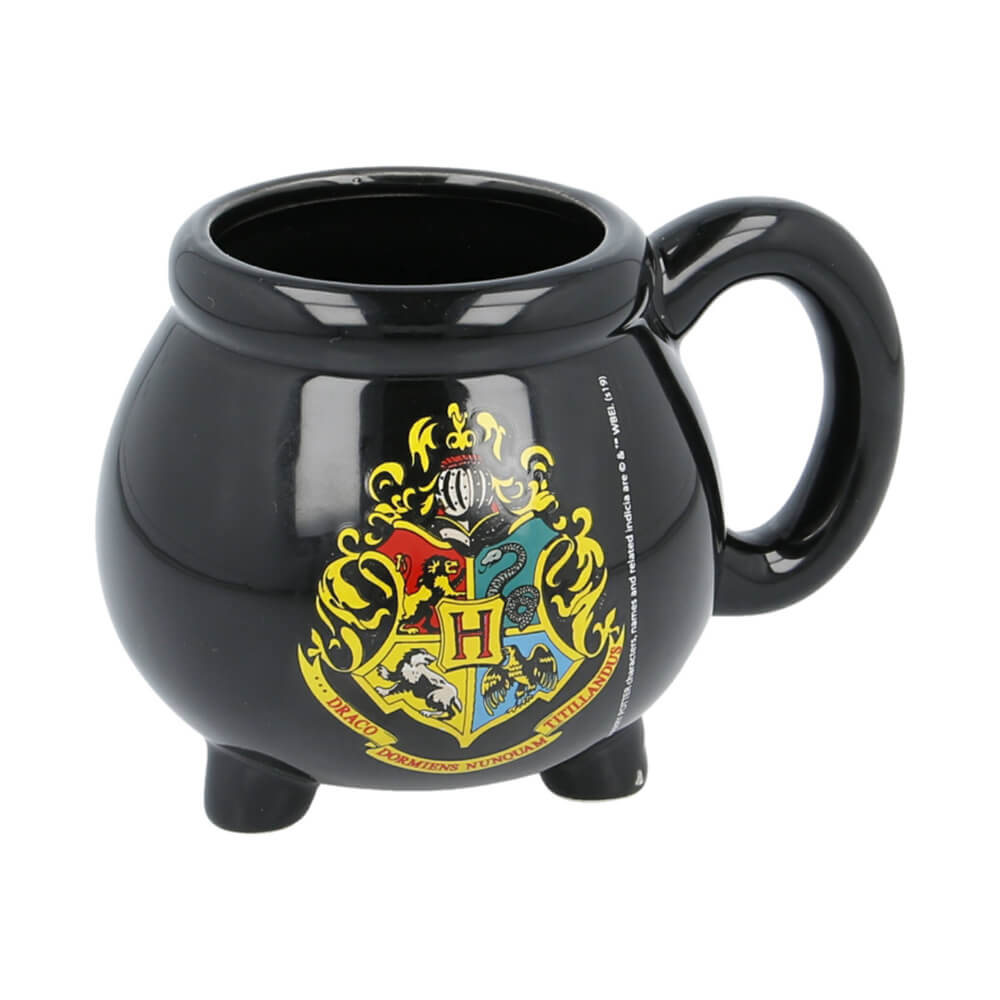 Harry Potter - Tasse 3D en céramique Blason de Poudlard - 475 ml - flash vidéo