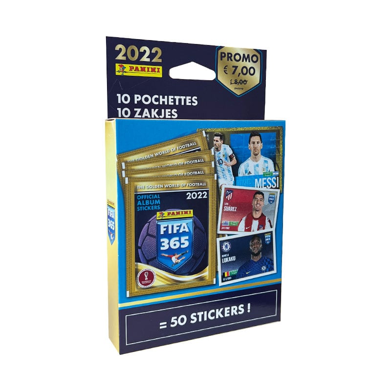 Panini - FIFA 2022 Blister 10 Pochettes - flash vidéo