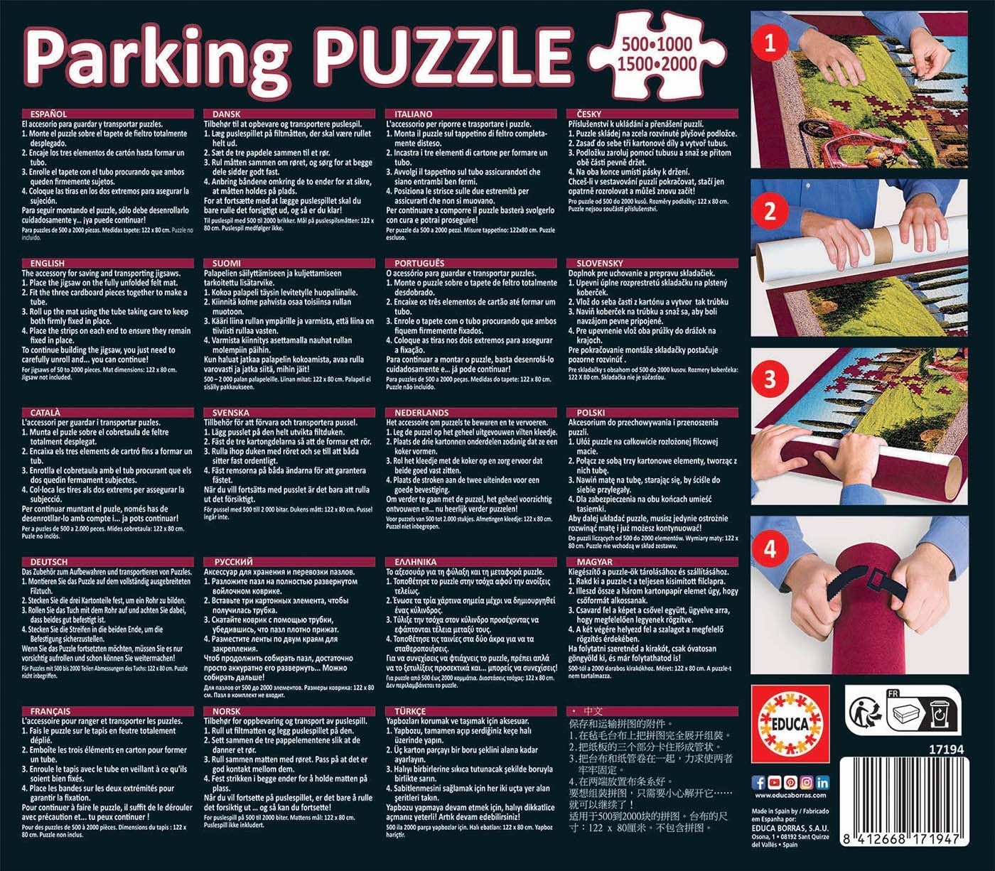 Educa 17194 Puzzle Parking Puzzle Puzzle 500-2000pcs - flash vidéo