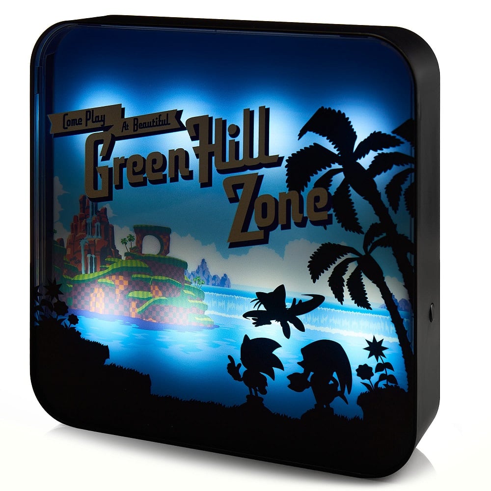 Numskull - Sonic le Hérisson - Lampe en plexiglas Green Hill Zone - flash vidéo