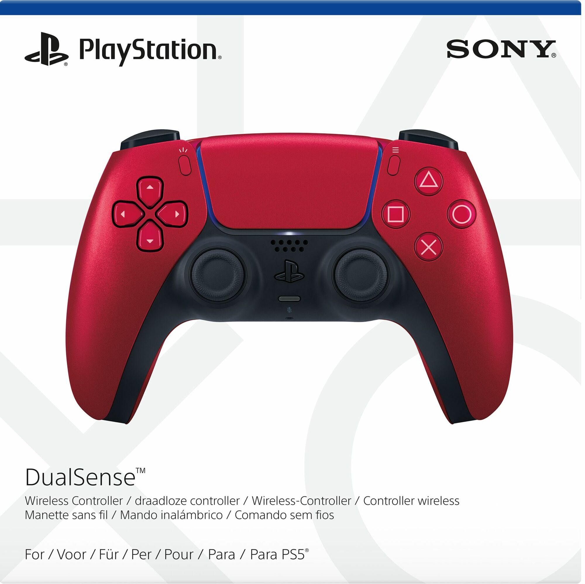PS5 DualSense Wireless Controller Volcanic Red - flash vidéo