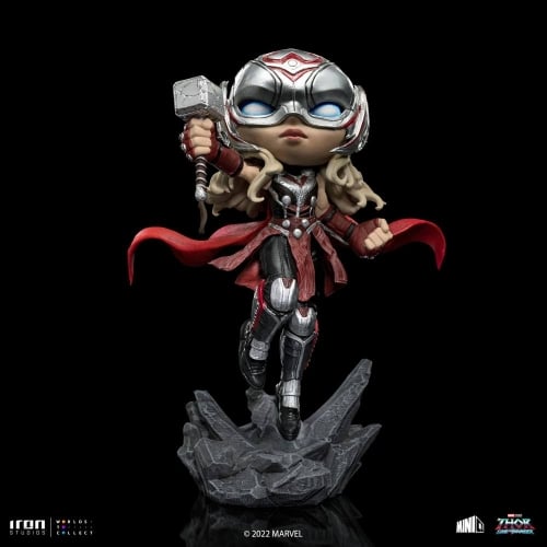 Iron Studios - MiniCo - Marvel - Thor: Love and Thunder - Mighty Thor Jane Foster Statue 15cm - flash vidéo
