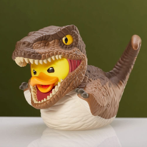 Best of TUBBZ Boîte Canard de bain - Jurassic Park - Velociraptor - 9cm - flash vidéo