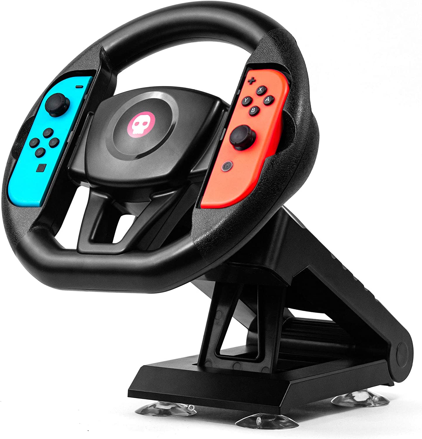 Numskull - Support de Joy-Con en forme de volant et fixation de table pour Nintendo Switch - flash vidéo