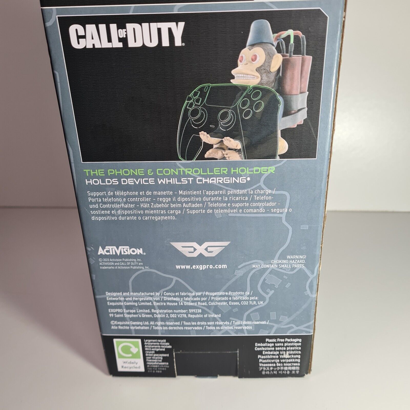 Cable Guys - Call of Duty - Monkey Bomb Support Chargeur pour Téléphone et Manette - flash vidéo
