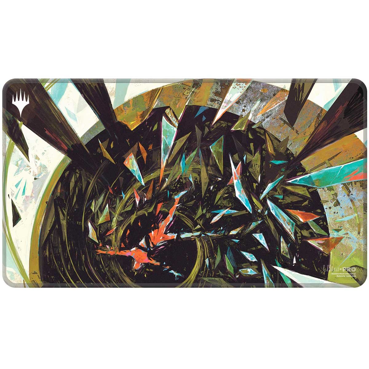 Ultra Pro - Magic: The Gathering - Modern Horizons 3 - Tapis de jeu Fin prismatique (60 x 34 cm) - flash vidéo