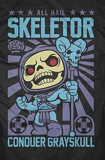 Funko Pop! Tees : All Hail Skeletor - XS - flash vidéo