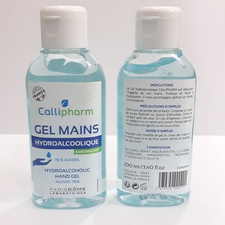 Callipharm - Gel Hydroalcoolique 100ml - flash vidéo