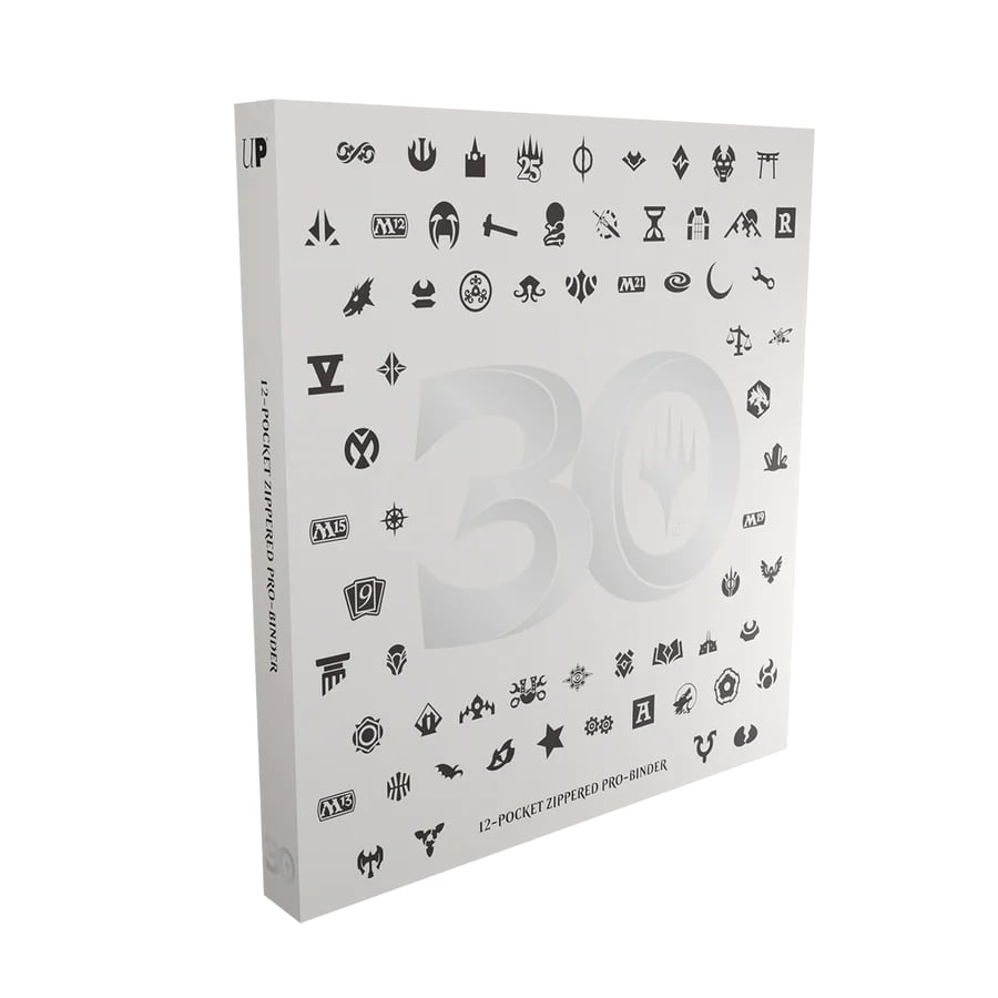 Ultra Pro - Magic: The Gathering - Portfolio A4 12 Pochettes avec Fermeture - 30ème Anniversaire - flash vidéo