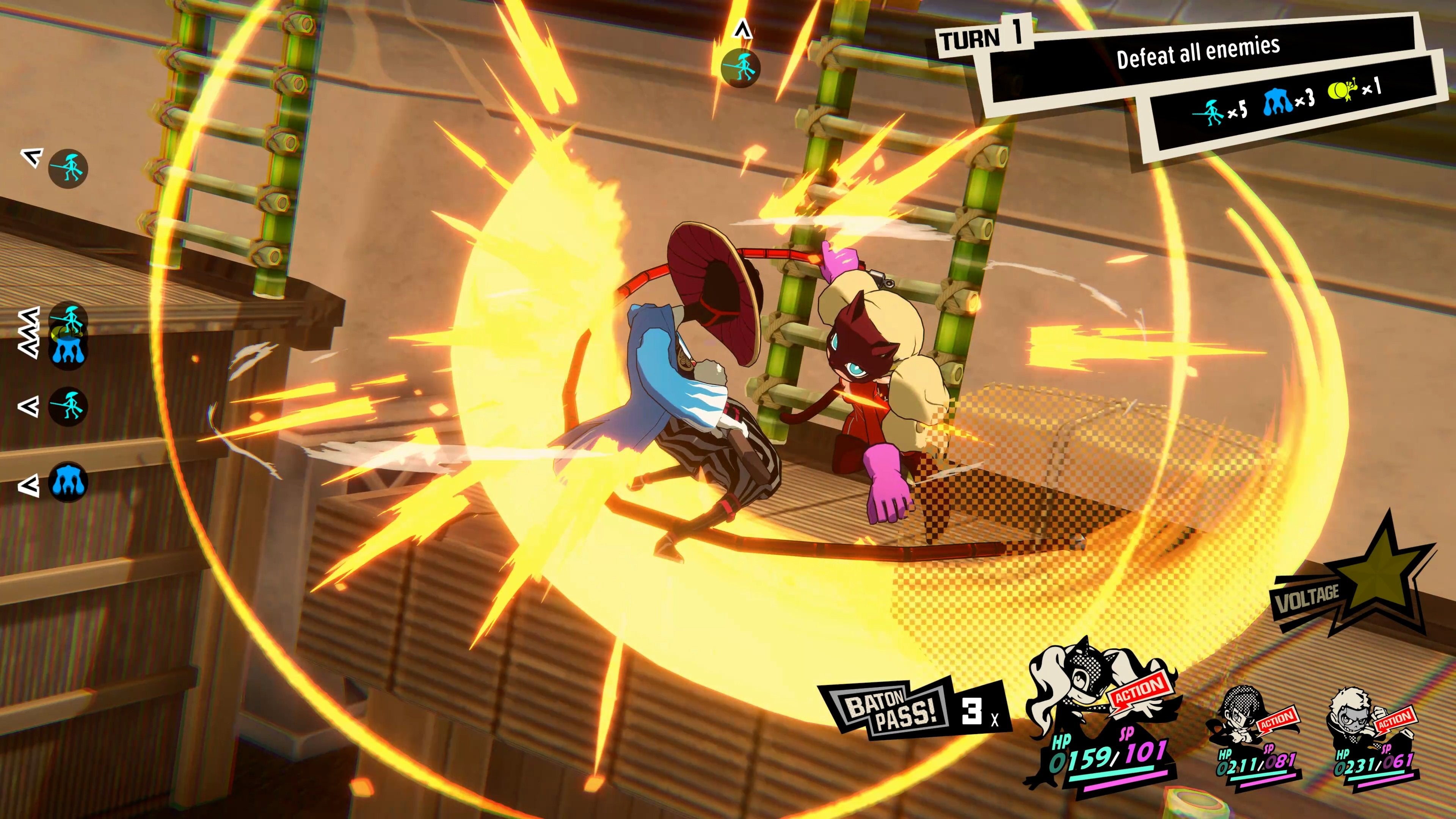 Persona 5 Tactica - flash vidéo