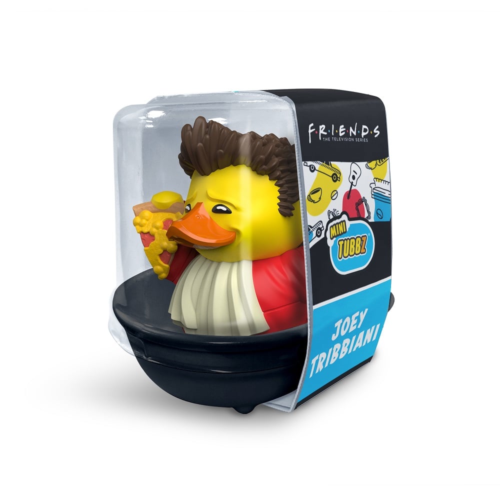 Numskull - Mini TUBBZ Canard de bain - Friends - Joey Tribbiani (Édition baignoire) - 8cm - flash vidéo