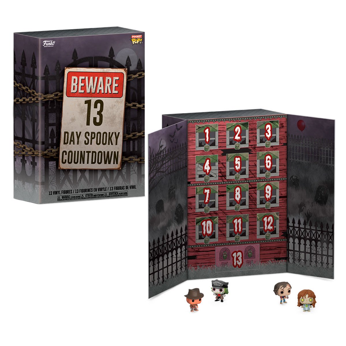 Funko Advent Calendar - 13-Day Spooky Countdown ENG Merchandising - flash vidéo