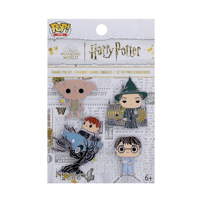 Funko Pop! Pin: Harry Potter and the Chamber of Secrets 20th Anniversary - Characters Pin Set - flash vidéo