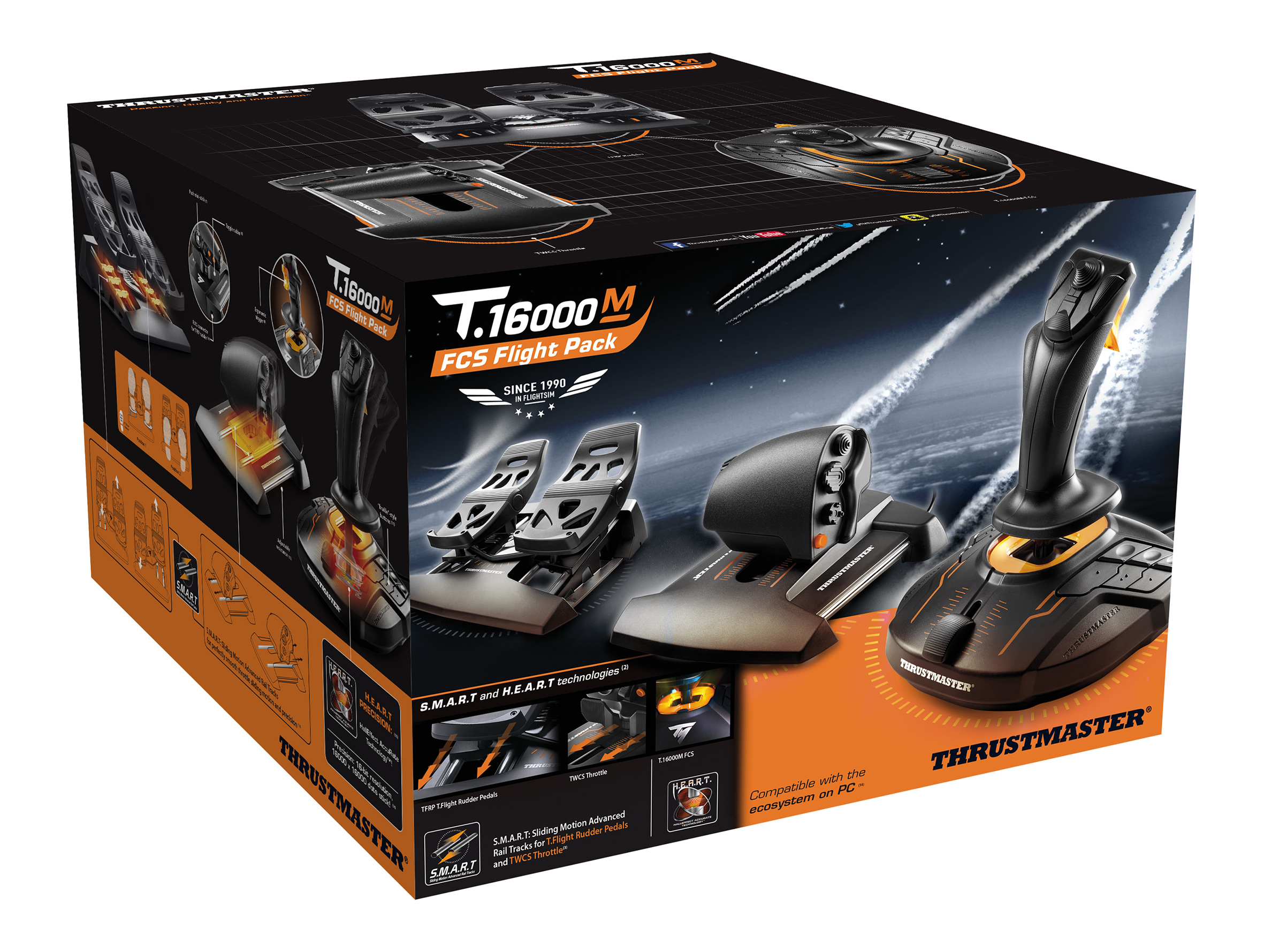 Thrustmaster T-16000M FCS Flight Pack - flash vidéo