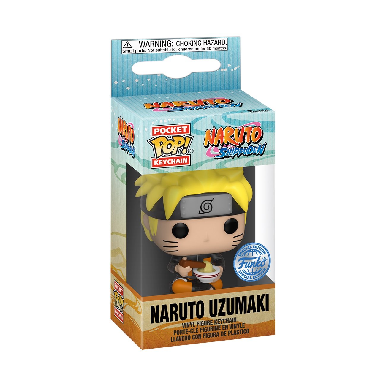 Funko Pocket Pop! Keychain: Naruto Shippuden - Naruto Uzumaki (with Noodles) - Funko Special Edition - flash vidéo