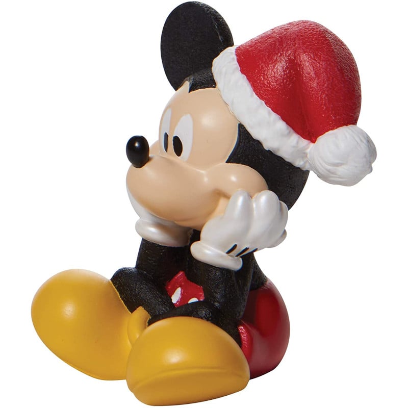 ENESCO - Disney Mini figurine de Noël Mickey Mouse - flash vidéo