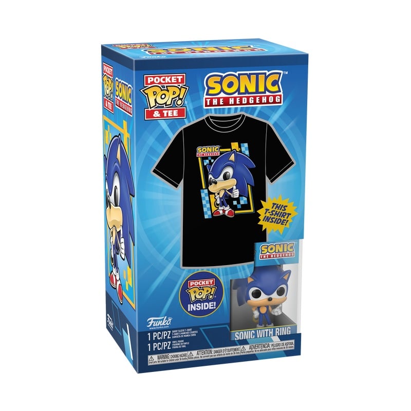 Funko Pocket Pop! & Tee: Sonic the Hedgehog - L Kids - flash vidéo