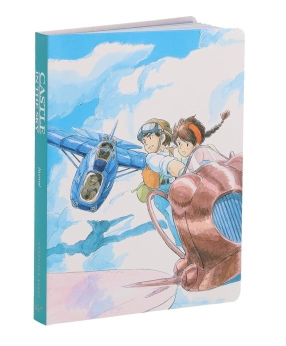 Ghibli - Le Château dans le ciel - Carnet de notes à couverture Sheeta et Pazu - flash vidéo