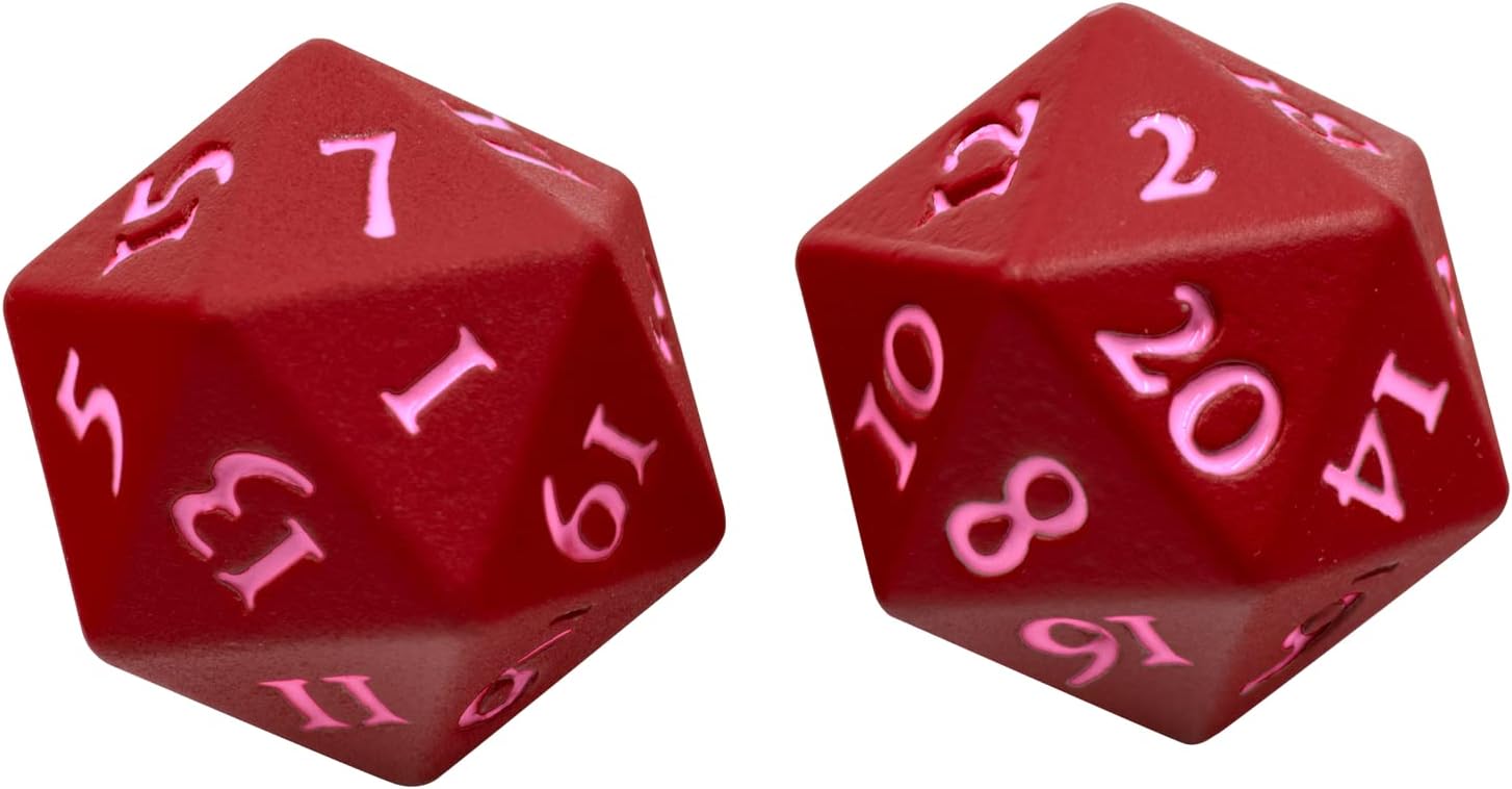 Ultra Pro - Vivid Heavy Metal D20 : Rouge - flash vidéo