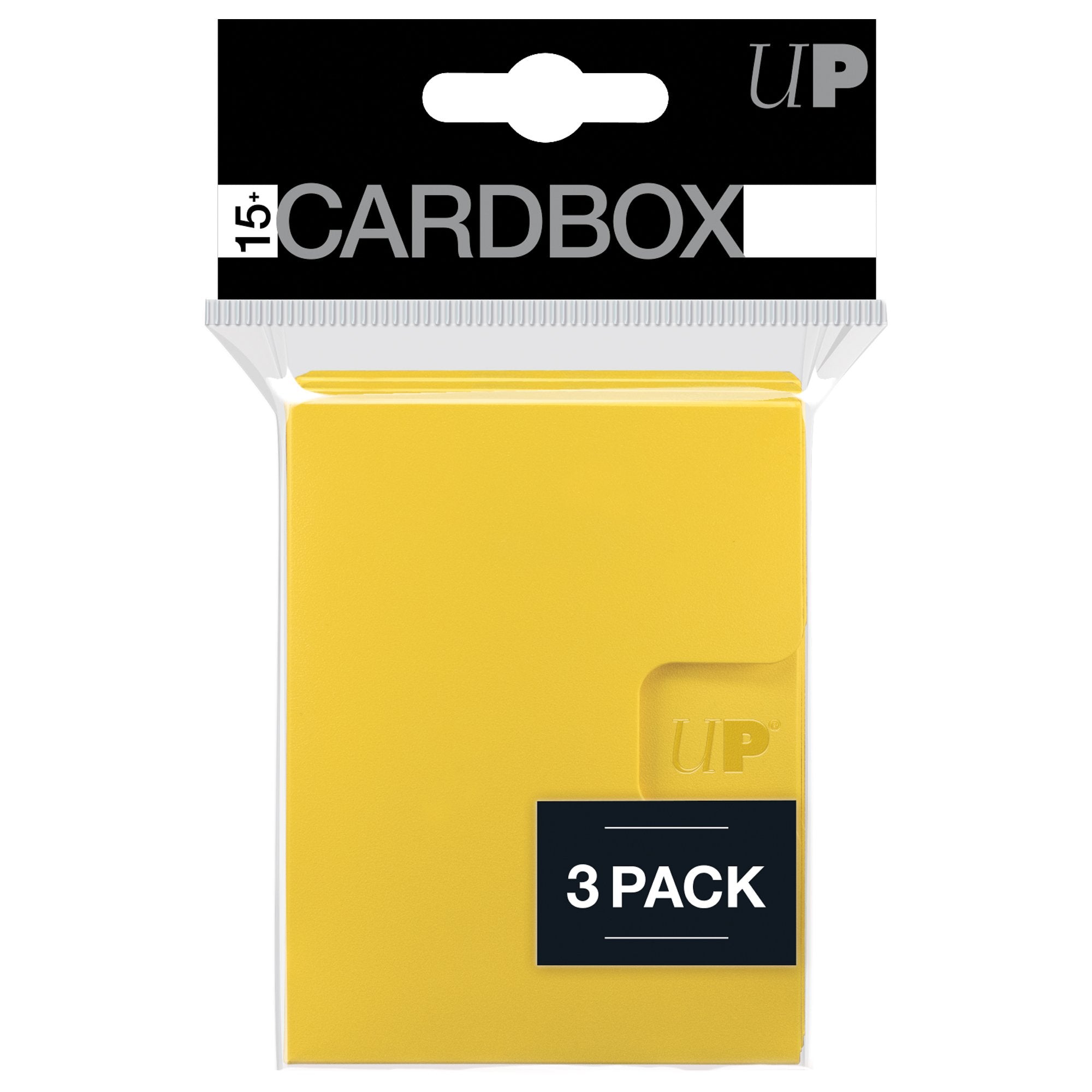 Ultra Pro - PRO 15+ Card Box 3-pack : Jaune - flash vidéo