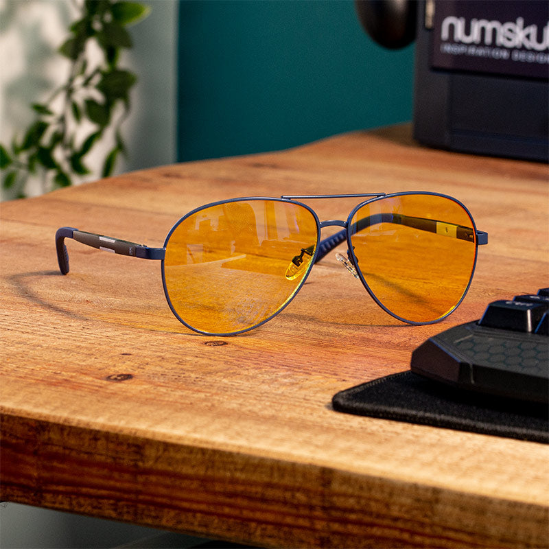 Numskull eSports - Lunettes gaming de style Aviator - flash vidéo