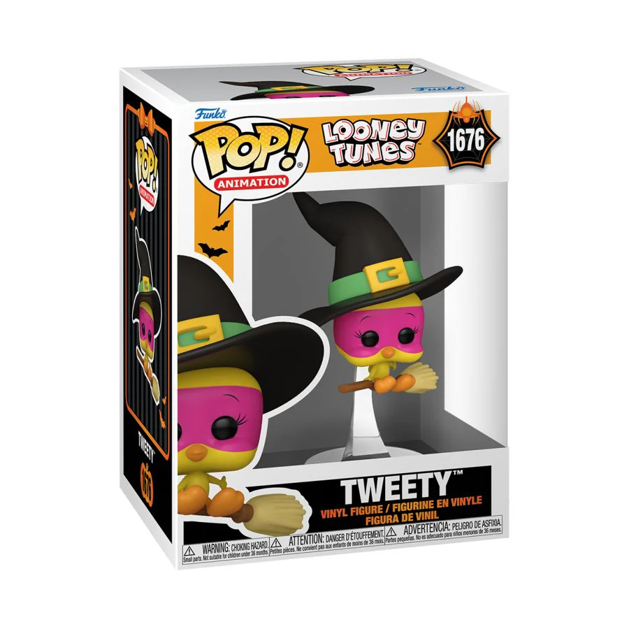 Funko Pop! Animation: Looney Tunes Halloween - Tweety (Witch) - flash vidéo