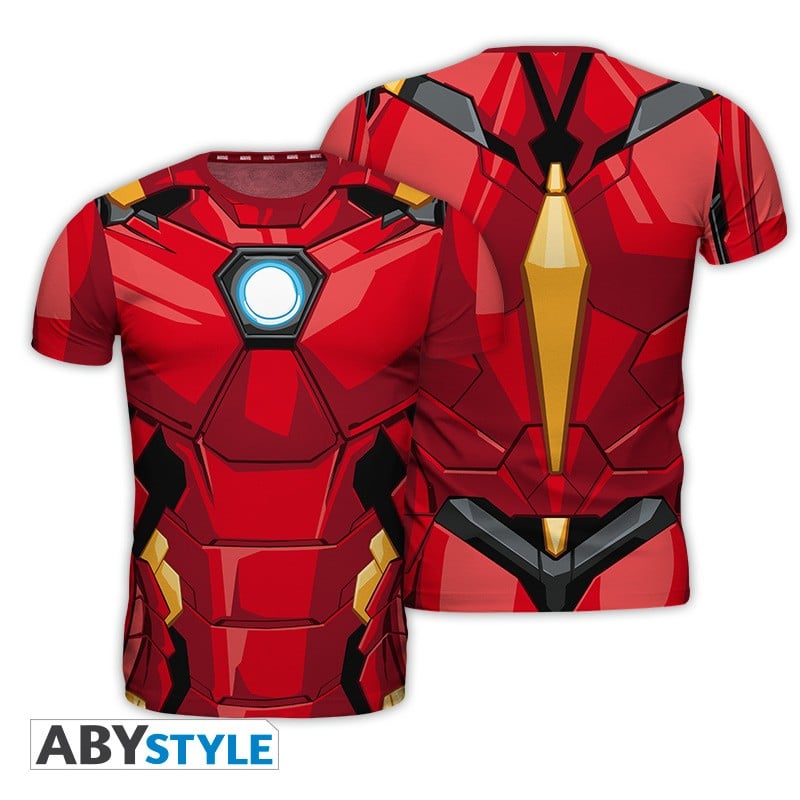 Marvel - Tshirt Réplique Iron Man Homme S - flash vidéo