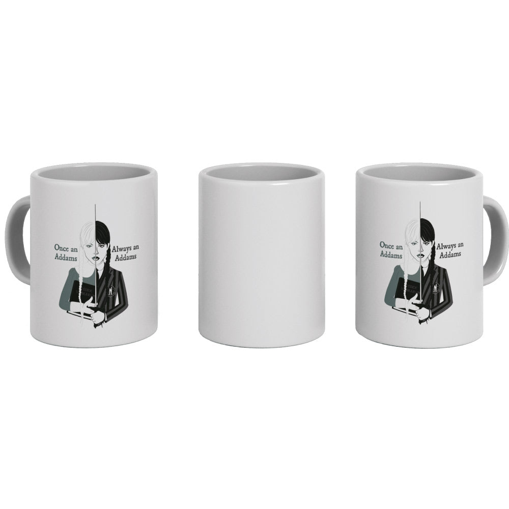 Netflix - Mercredi - Mug à sublimation - Addams - flash vidéo
