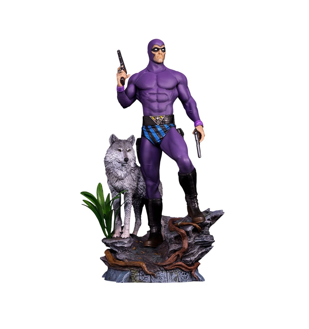 Iron Studios - Deluxe Arts Scale 1/10 - Defenders of the Earth - The Phantom Statue 25cm - flash vidéo