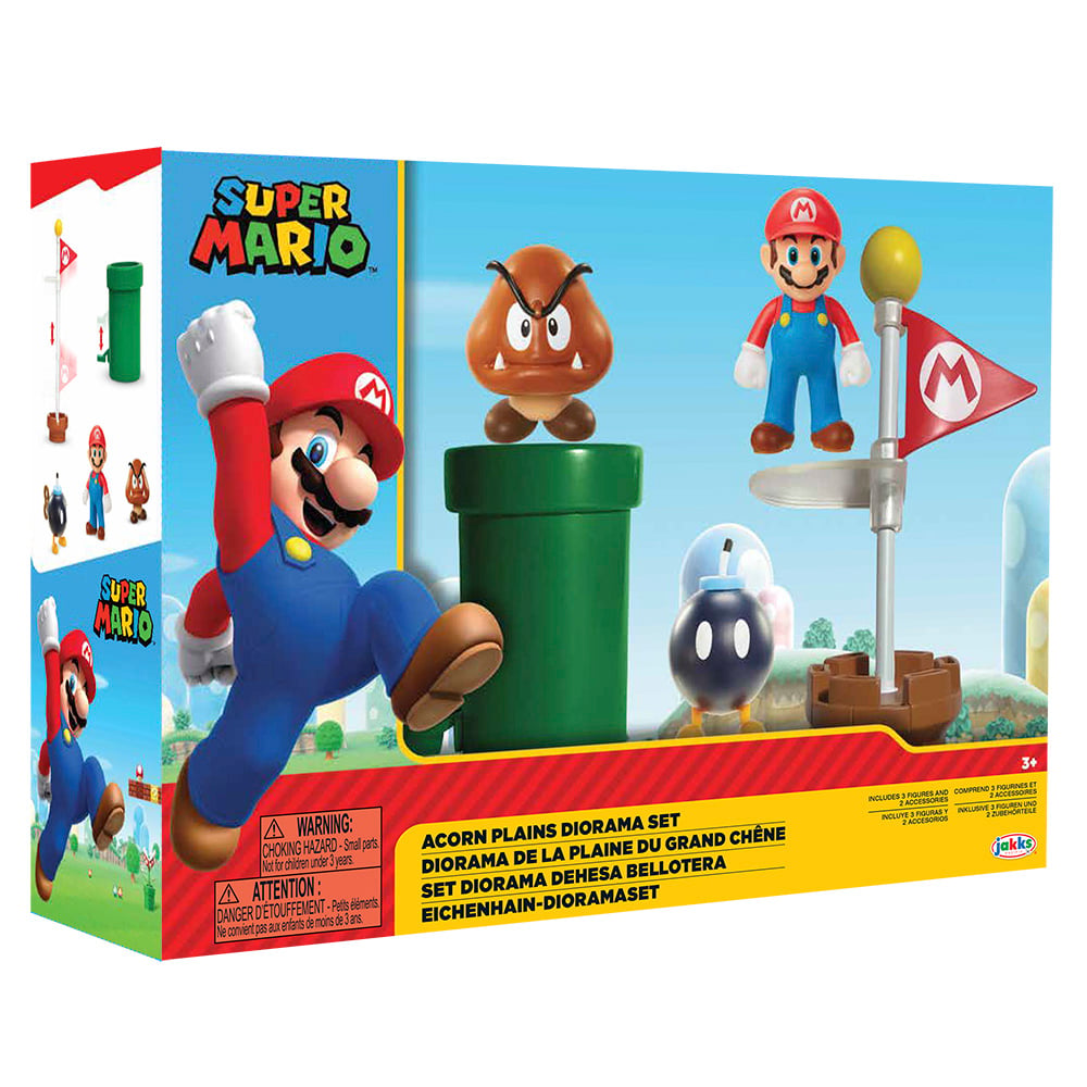 Nintendo - Super Mario Diorama de la Plaine du Grand Chêne - flash vidéo