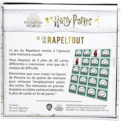 Harry Potter - Le jeu du Rapeltout - flash vidéo
