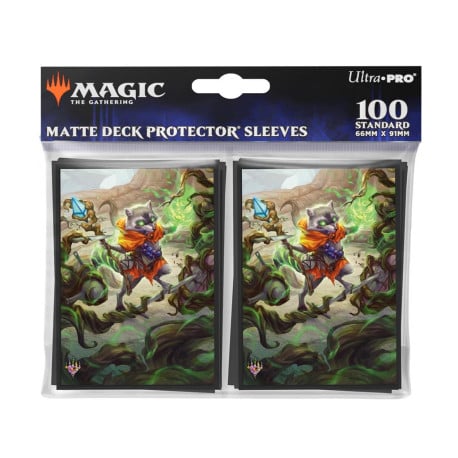 Ultra Pro - Magic: The Gathering - Bloomburrow - Sachet de 100 protèges cartes standard - Bello, Barde des Ronces (63 x 89 mm) - flash vidéo