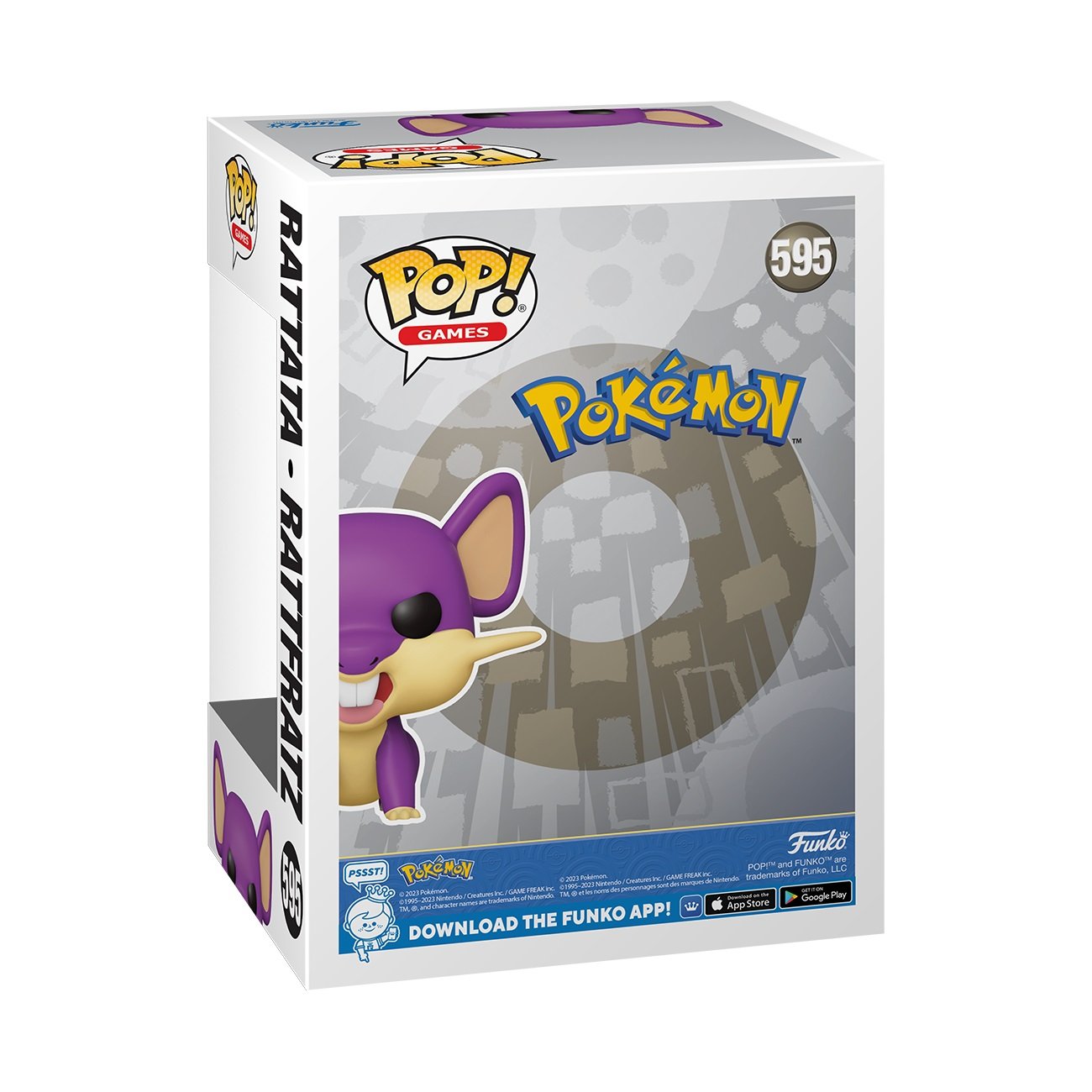 Funko Pop! Games: Pokémon - Rattata - flash vidéo