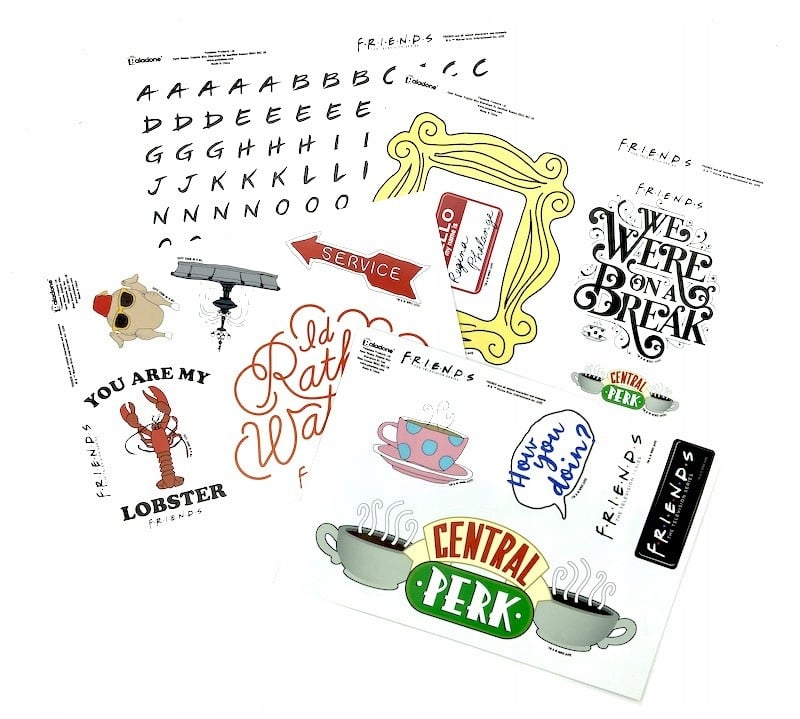 Friends - Décalcomanies - flash vidéo