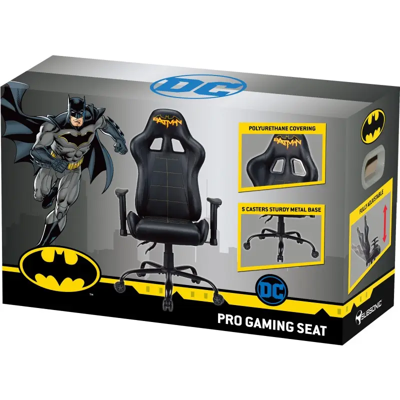 Subsonic - DC Comics - Chaise Gaming Pro - Batman - flash vidéo