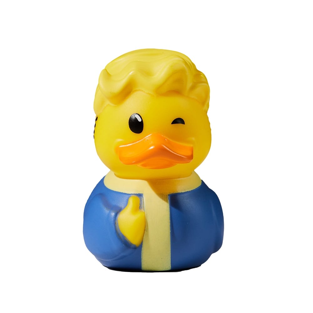 Numskull - Mini TUBBZ Canard de bain - Fallout - Vault Boy (Édition baignoire) - 8cm - flash vidéo