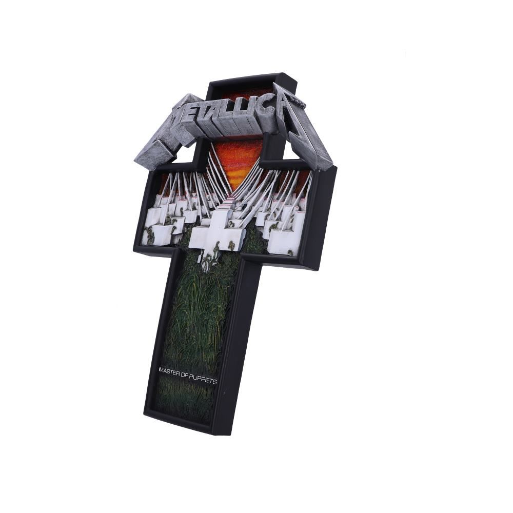 Metallica - Plaque murale pochette de l'album Master of Puppets 31.5cm - flash vidéo