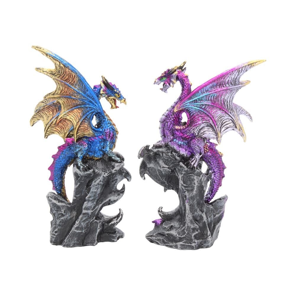Set of 2 Realm Protectors Dragon Figures 15cm - flash vidéo