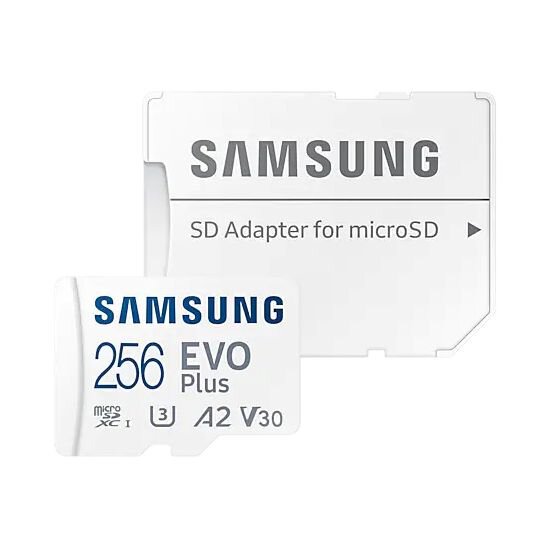 SAMSUNG MicroSD Evo+ 256GB - flash vidéo
