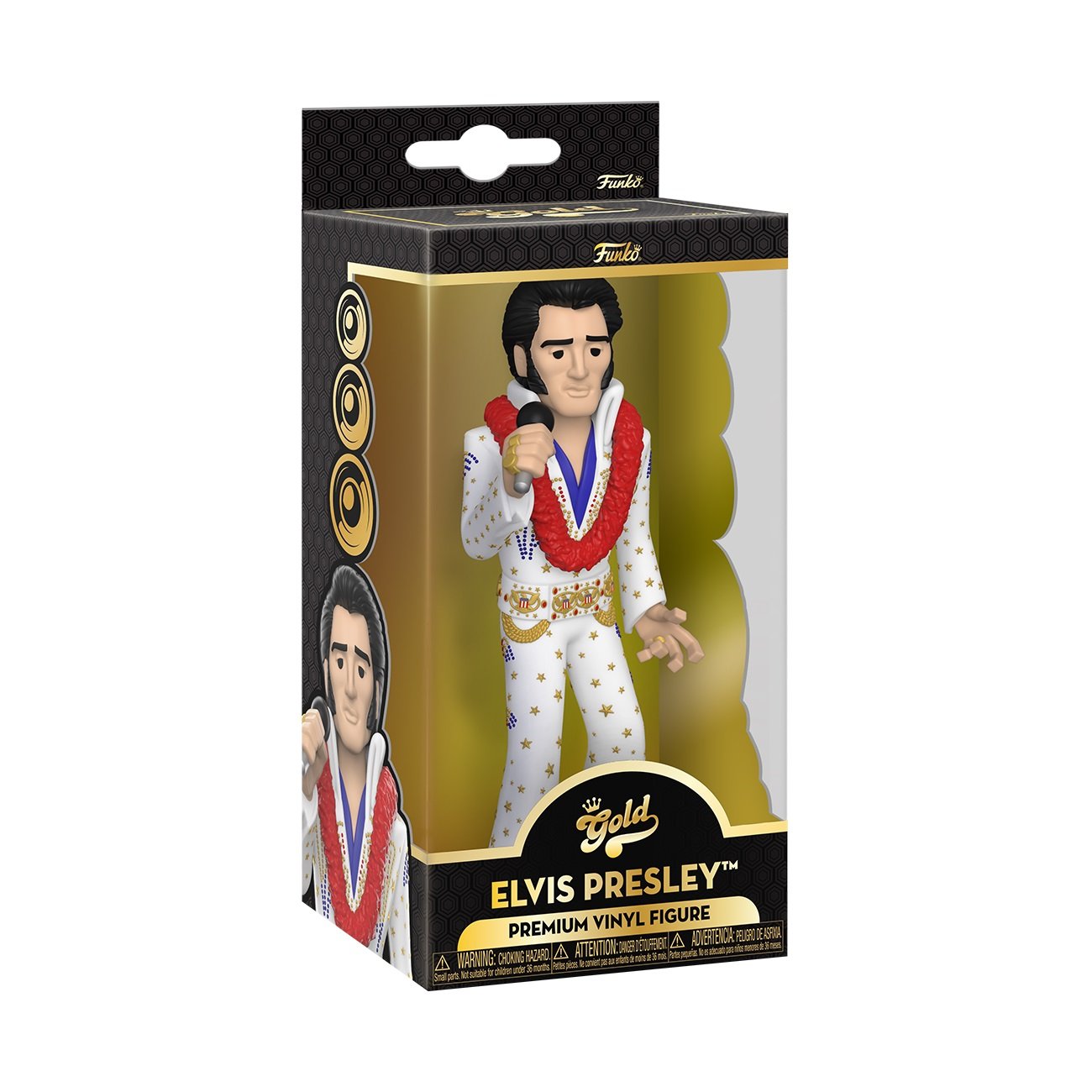 Funko Vinyl Gold 5": Elvis - flash vidéo