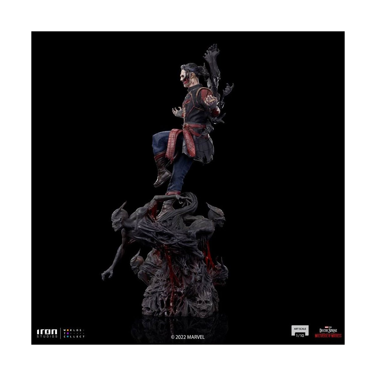 Iron Studios - Arts Scale 1/10 - Marvel - Doctor Strange in the Multiverse of Madness - Dead Defender Strange Statue 31cm - flash vidéo