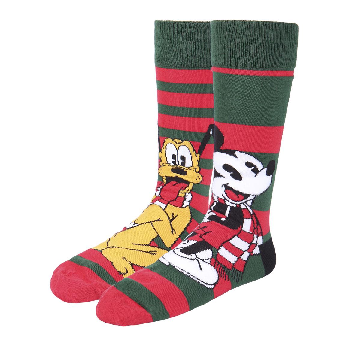 Disney - Pack de 3 paires de chaussettes Mickey Noël (Taille 40-46) - flash vidéo