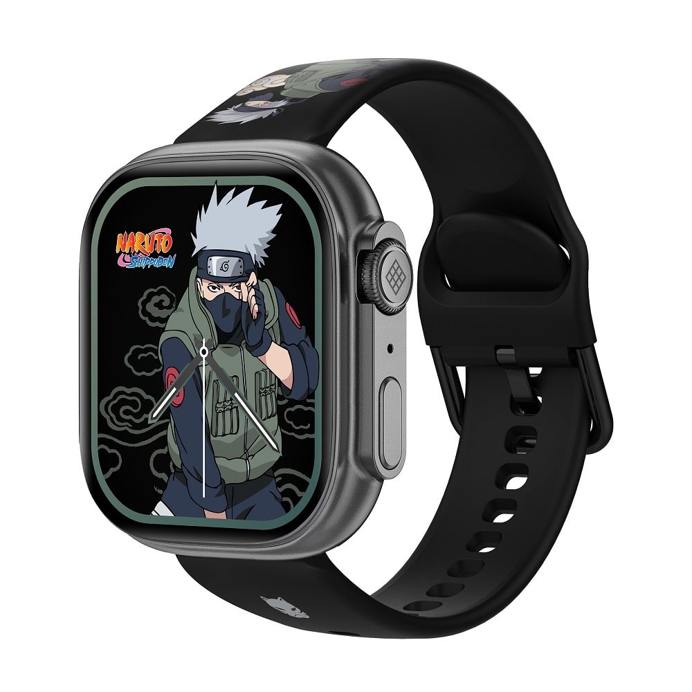 Abyx Fit - Touch 5 - Montre connectée Naruto Shippuden - Kakashi Hatake - Gris spatial - flash vidéo