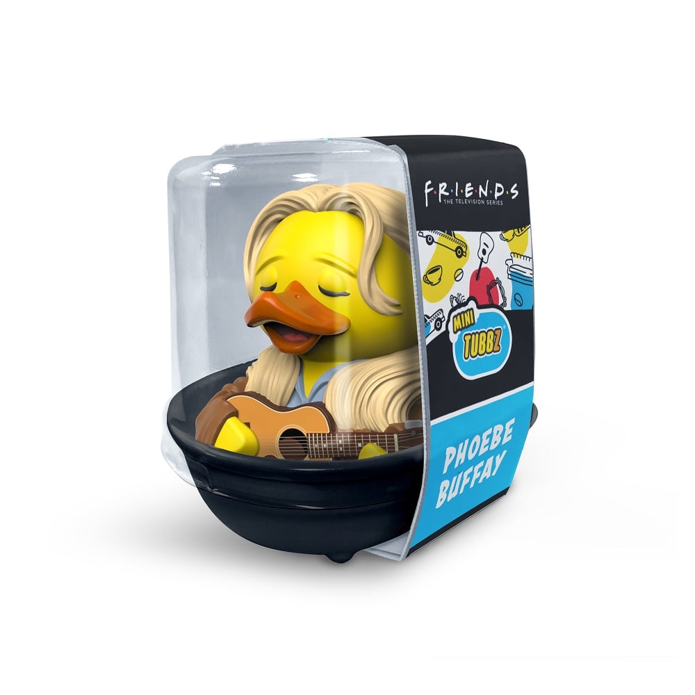 Numskull - Mini TUBBZ Canard de bain - Friends - Phoebe Buffay (Édition baignoire) - 8cm - flash vidéo