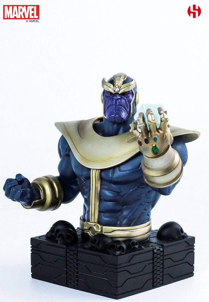 Marvel - Buste de Thanos 23cm - flash vidéo