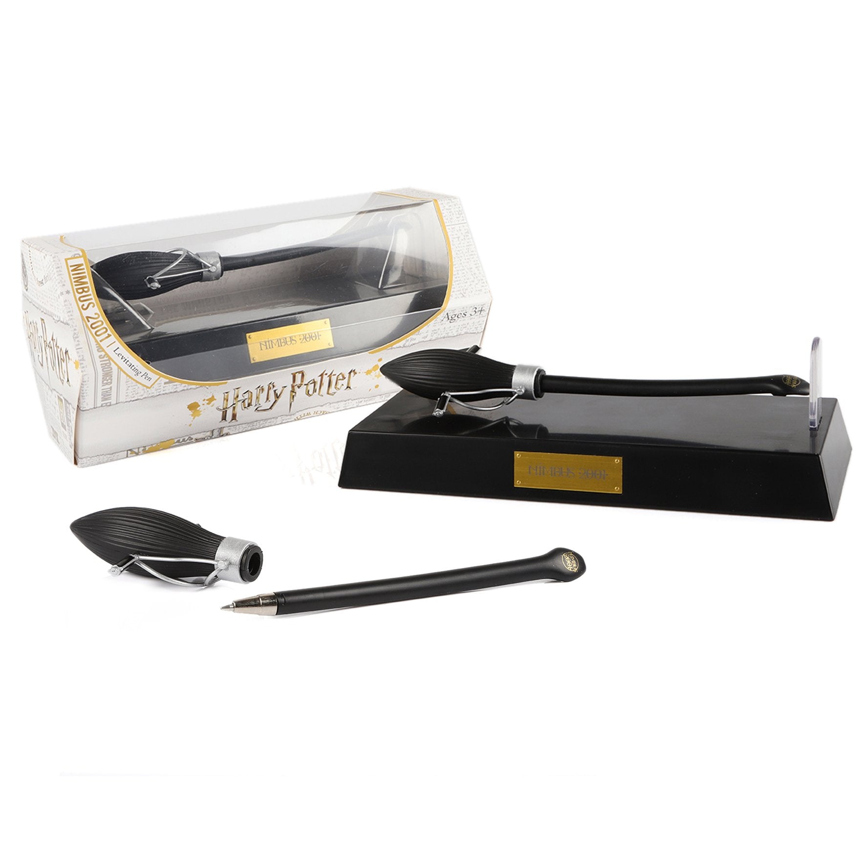 Harry Potter - Stylo en forme de balai Nimbus 2001 en lévitation - flash vidéo
